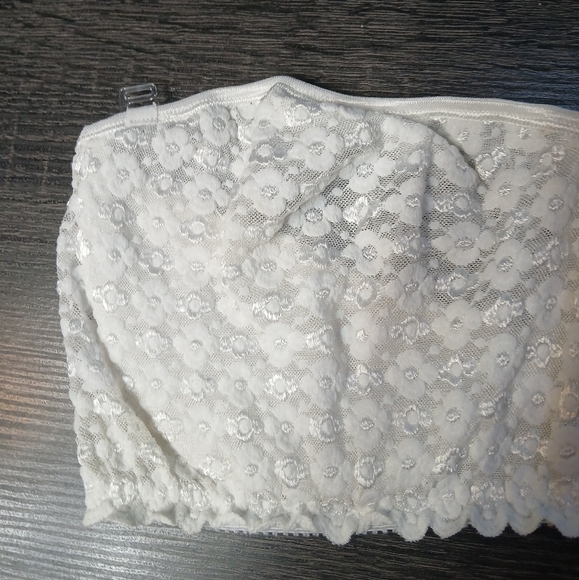 Olga Strapless Underwire Stretch Lace Bra 38D - Picture 3 of 16